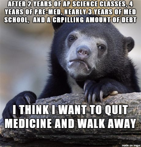 i think i want to quit