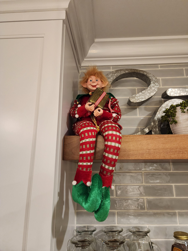I think my Elf on the Shelf just hit Puberty
