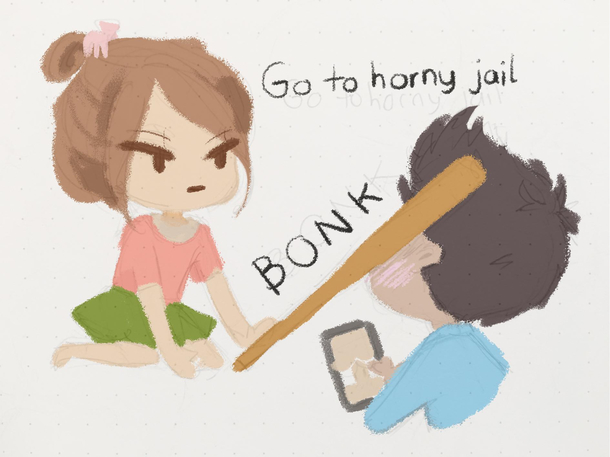 I think my gf is trying to tell me something