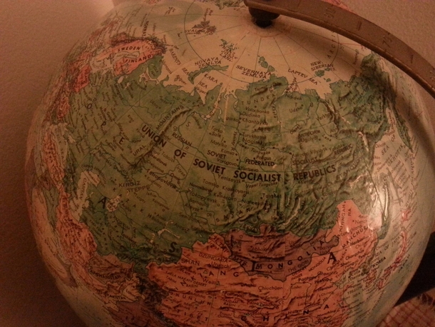 I think my grandpa needs a new globe