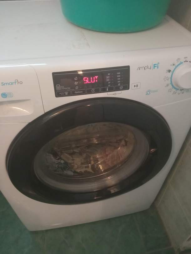I think my laundry might be feeling horny