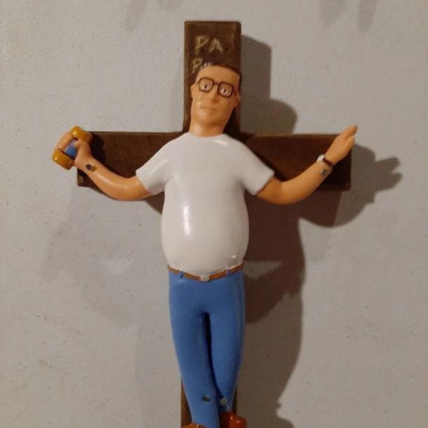 I think my mom bought the wrong crucifix
