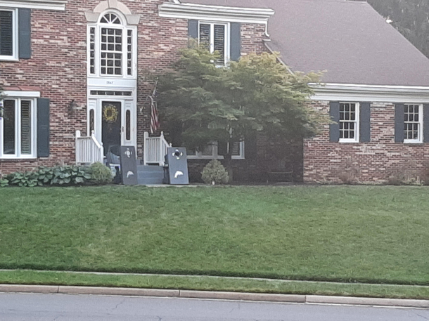 I think my neighbor may be really getting into their game of thrones rewatch