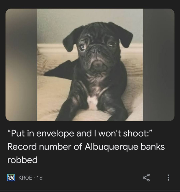 I think my news just glitched but might want to keep an eye out for this one D