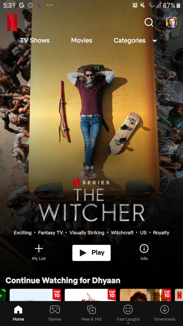 i think netflix got a malfunction i guess