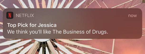 I think Netflix is trying to suggest my next career path
