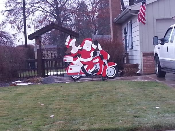 I think Santa is having a midlife crisis