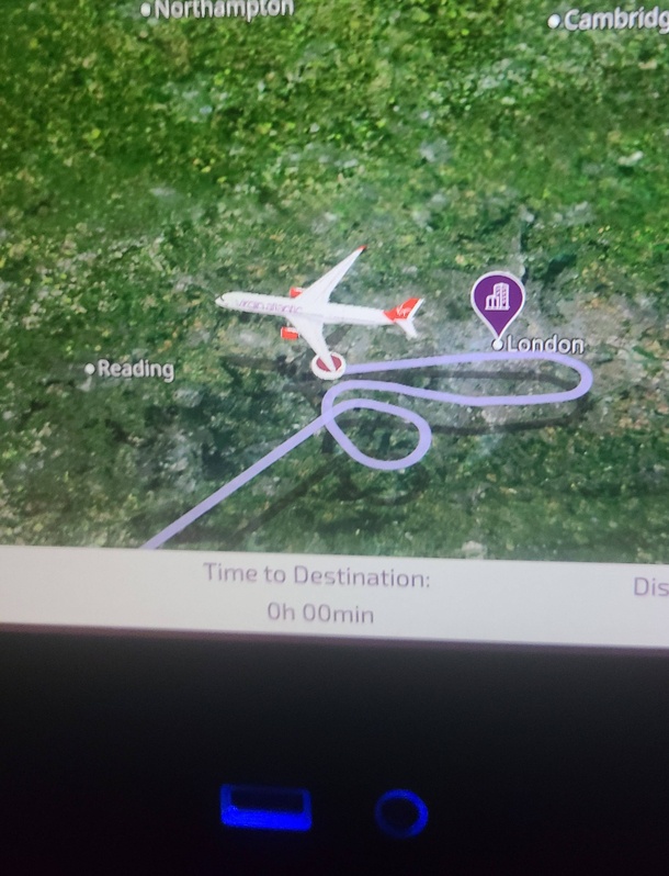 I think the pilot of my flight is a bit of a prankster