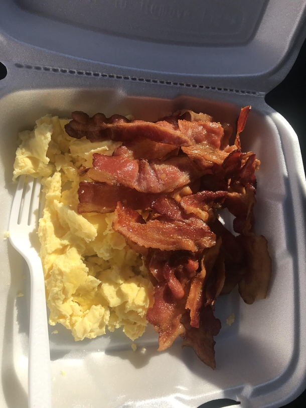 I think they gave me Ron Swansons breakfast by mistake