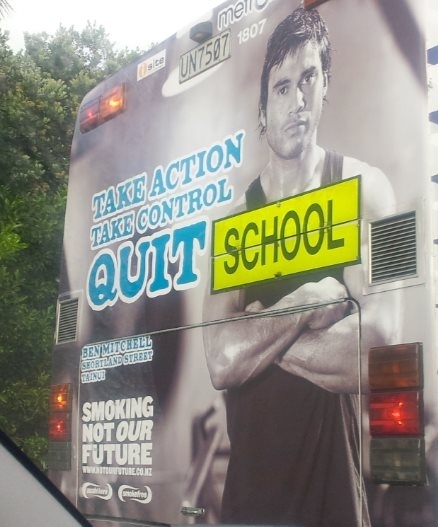 I think they should take a second look at this anti-smoking campaign