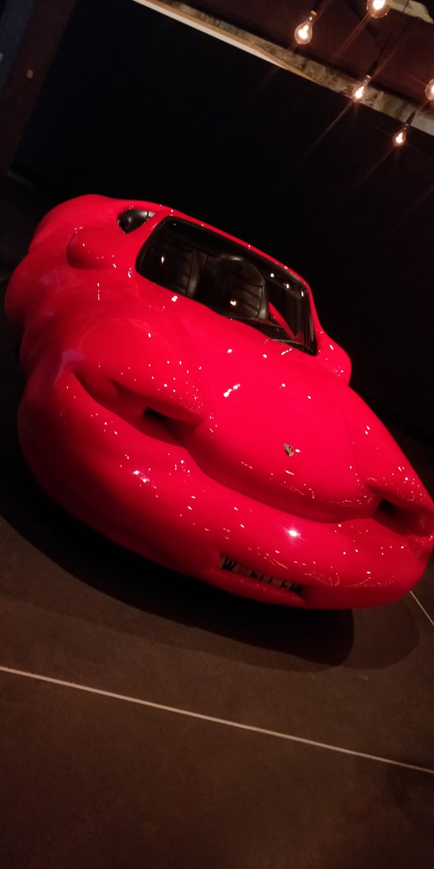 I think this Porsche had an allergic reaction