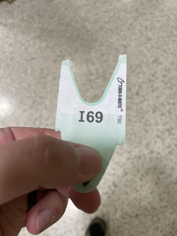 I think this ticket is coming on to me