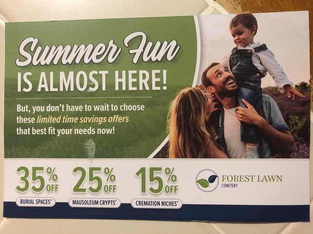 I think we have very different ideas about what constitutes summer fun