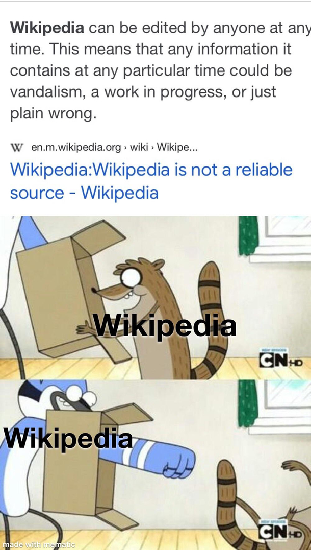 i think wikipedia just killed itself