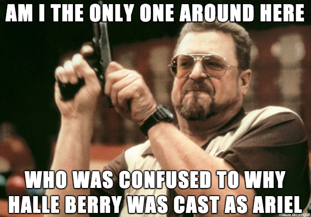 I thought the outrage was about casting a  year old