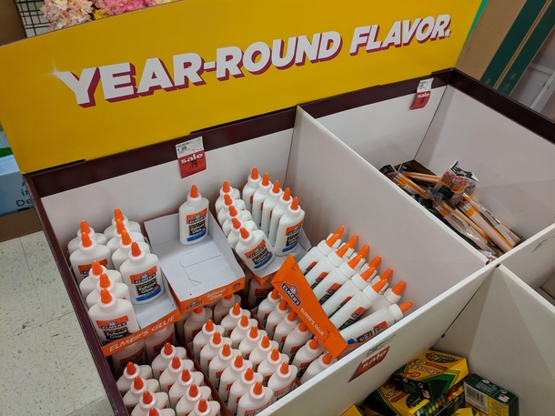 I thought we were trying to PREVENT kids from eating glue