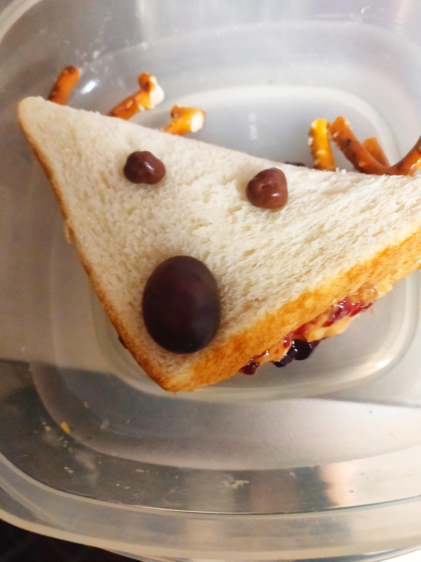 I told my lady I would make her a special lunch to take to work She was not amused