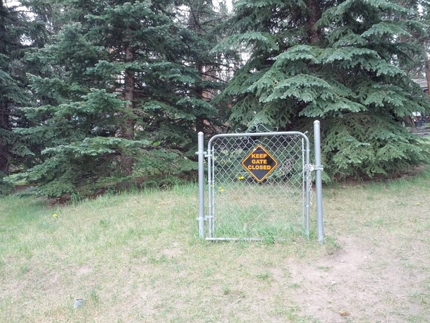 i too found a locked gate