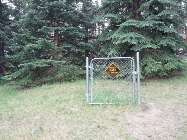 i too found a locked gate