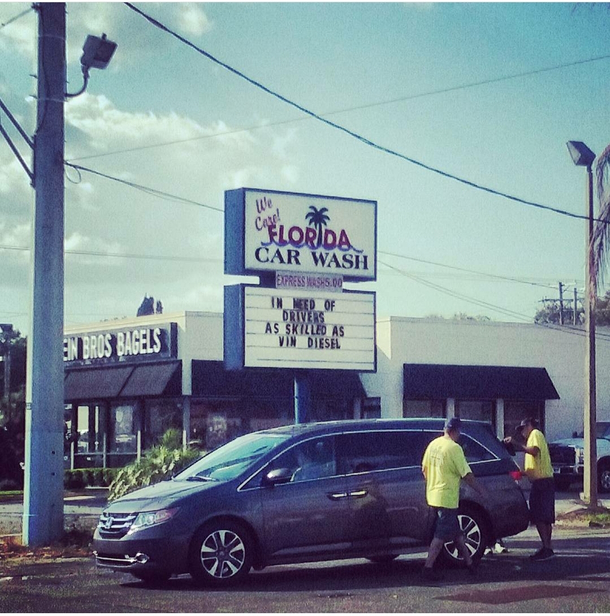 I took this in Brandon Florida a couple of years ago Still makes me chuckle 