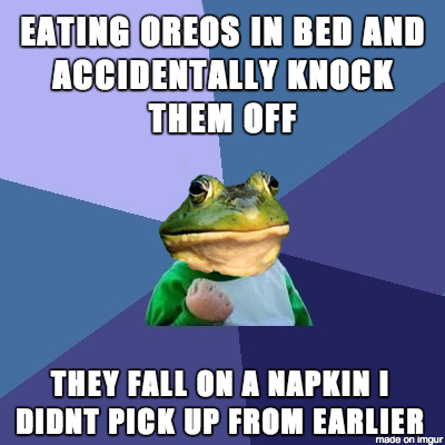 I totally did it on purpose too