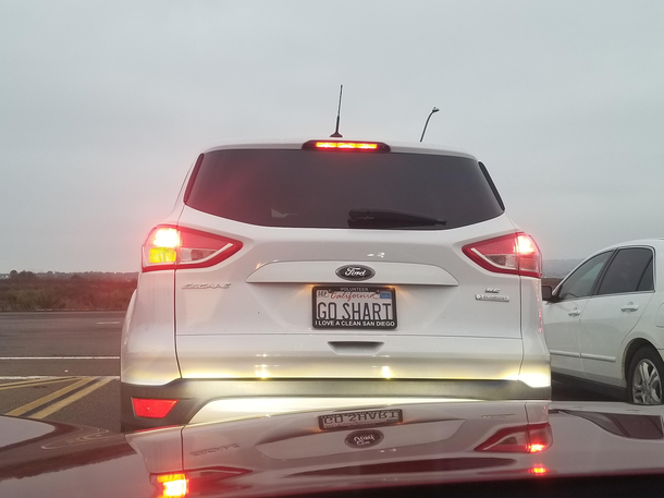 I totally misread this license plate commuting to work this morning