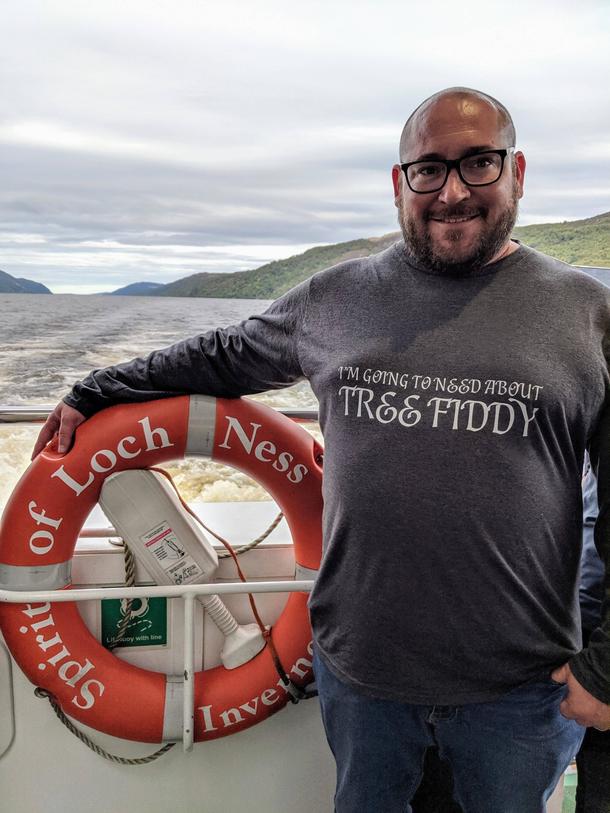 I traveled to Loch Ness to let the people know that