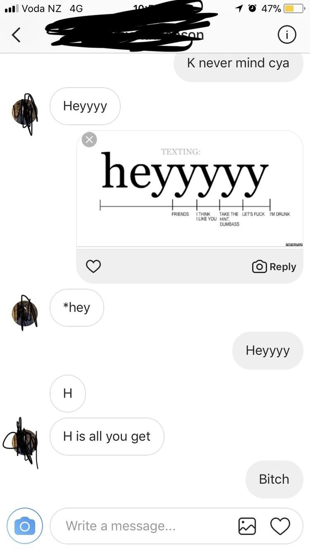 I tried
