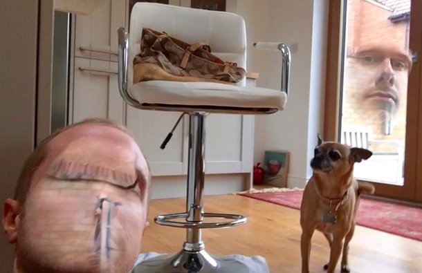 I tried a face swap with my dog