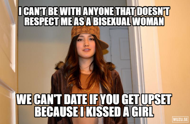 I tried explaining that it was the same as if I had kissed another woman