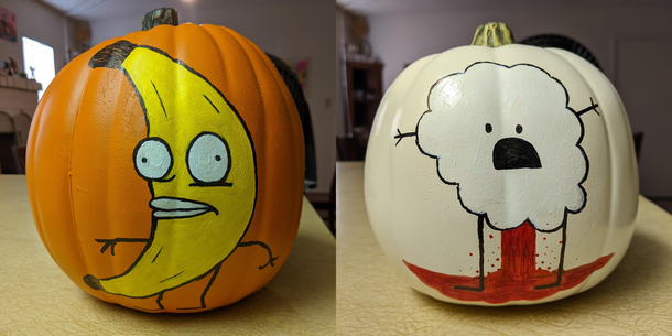 I tried to decorate pumpkins for work but they were Rejected