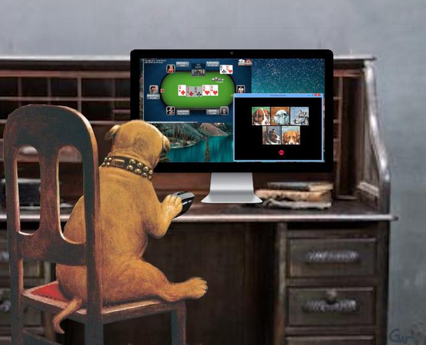 I updated Dogs Playing Poker