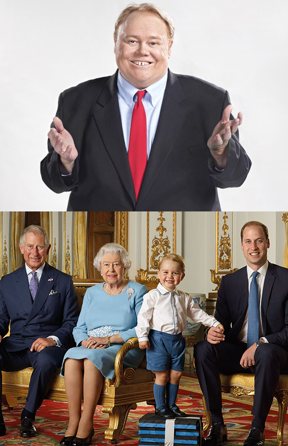 I used aging software to predict what Prince George will look like in the future