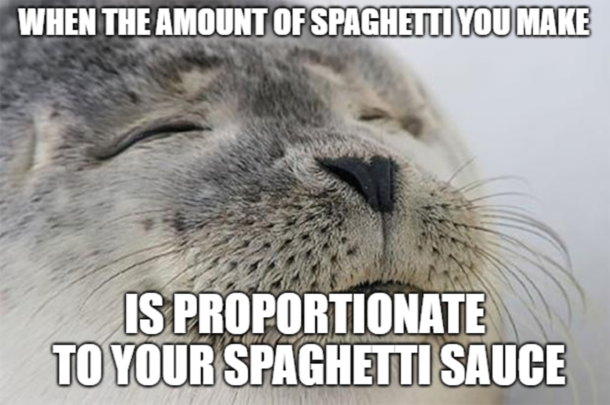 I usually have a ton of one or the other left over