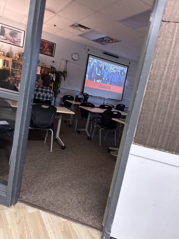 I walked into my classroom and this is the first thing I saw for diversity class