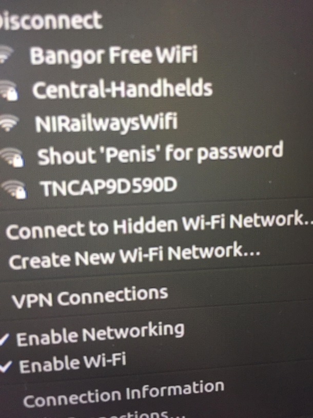 I wanna know the password but dont want to be a dick about it