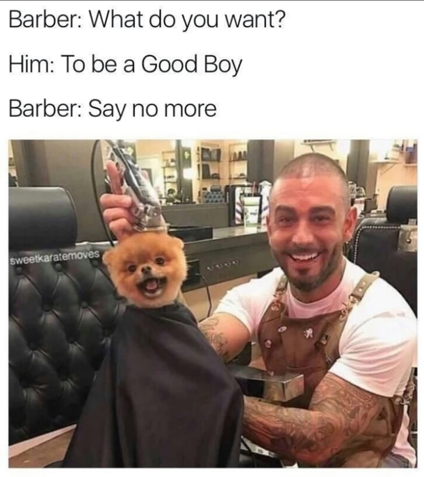 I want to be a good boy