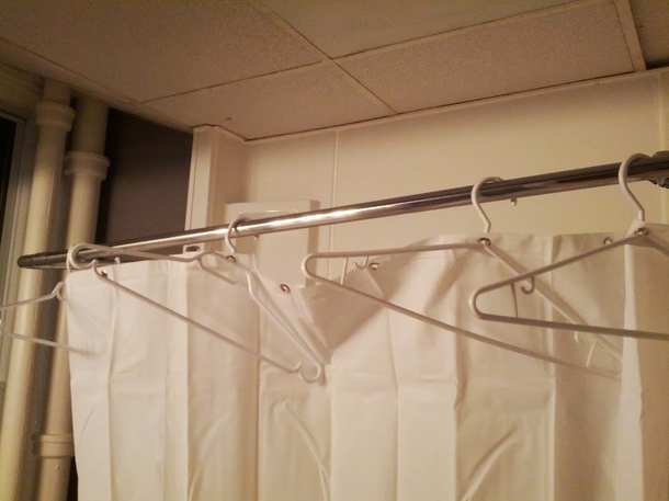I was also forced to get creative after a move