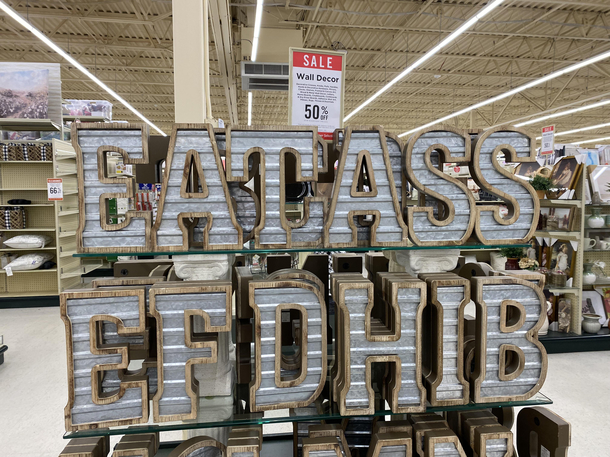 I was at Hobby Lobby today