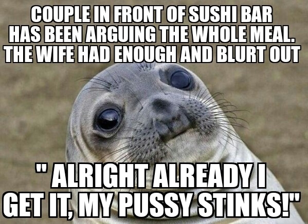 I was behind the sushi bar
