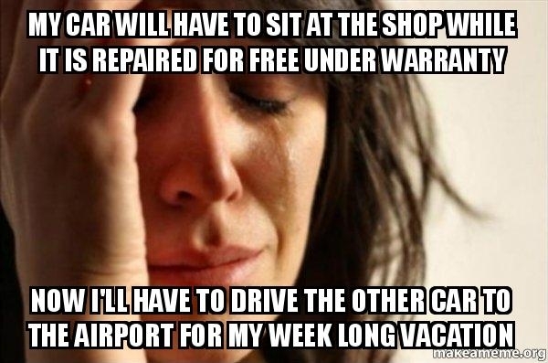 I was complaining so hard until I realized how first world my problems were