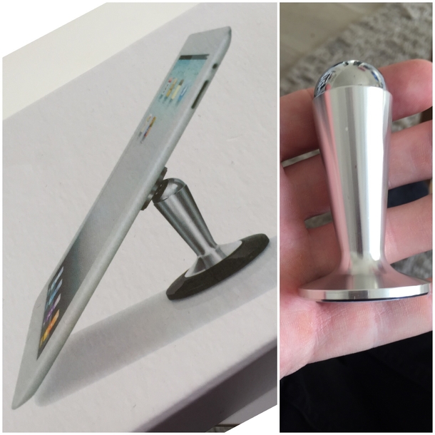 I was gifted an iPad stand by a client Im getting mixed signals