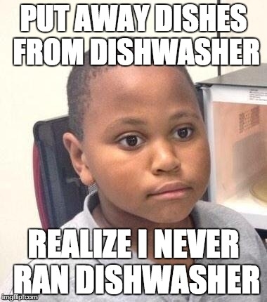 I was half-asleep but it was still stupid