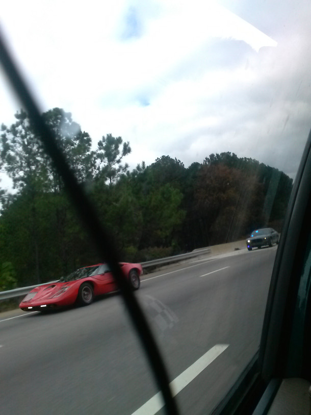 I was in the middle of taking a picture of this nice carthen this happened
