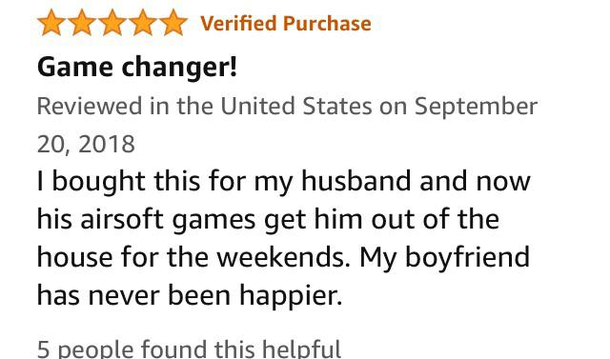 I was looking at airsoft guns and I found this review