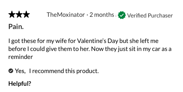 I was looking at some earrings and ran across this review