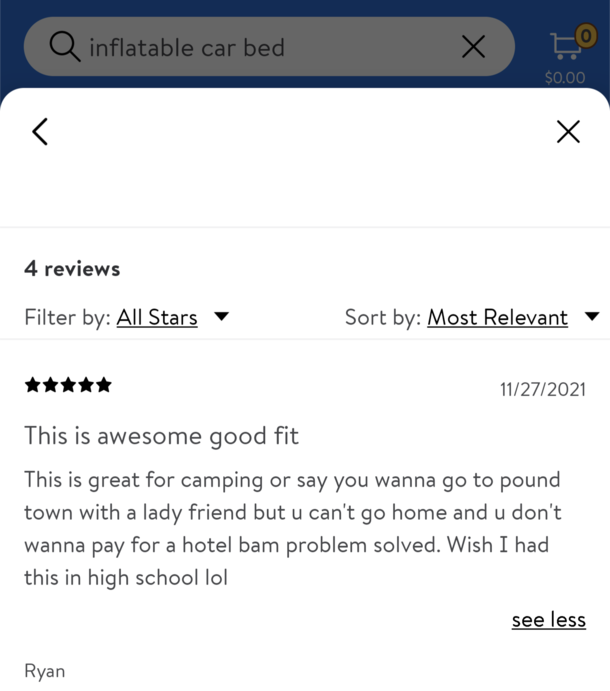 I was looking for a car bed for drive-in movies SOLD