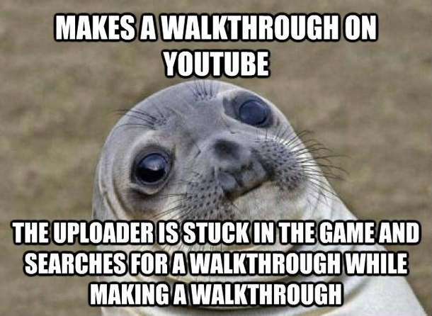 I was looking for a God of War walkthrough and I stumbled upon this guy