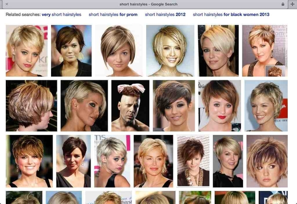 I was looking for a new hairstyle