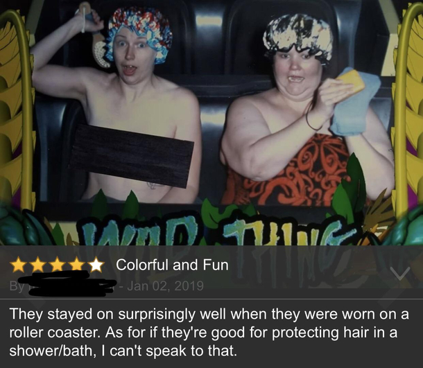 I was looking for a shower cap and came across this review